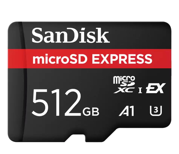 SANDISK EXPRESS microSDXC 512GB (880/650 MB/s) SDSQXFN-512G-GN4NN - 1357236 - zdjęcie